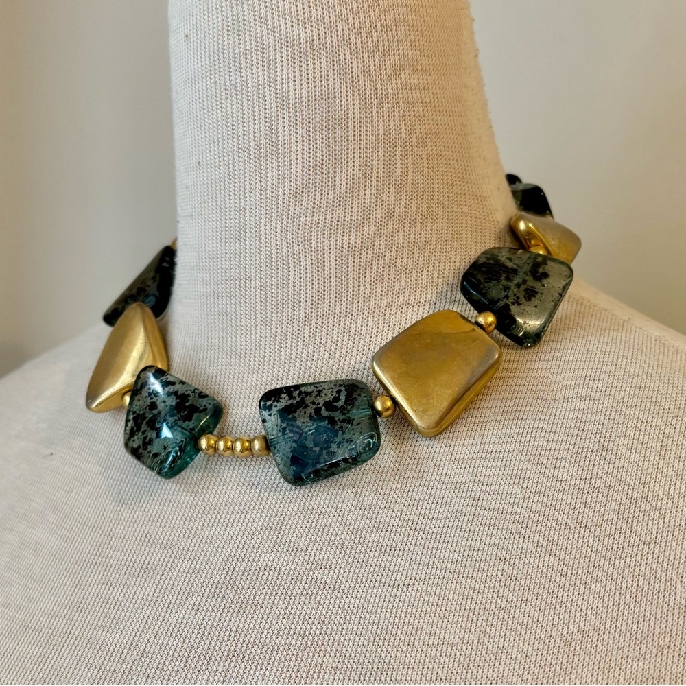 Vintage Beaded Choker Necklace